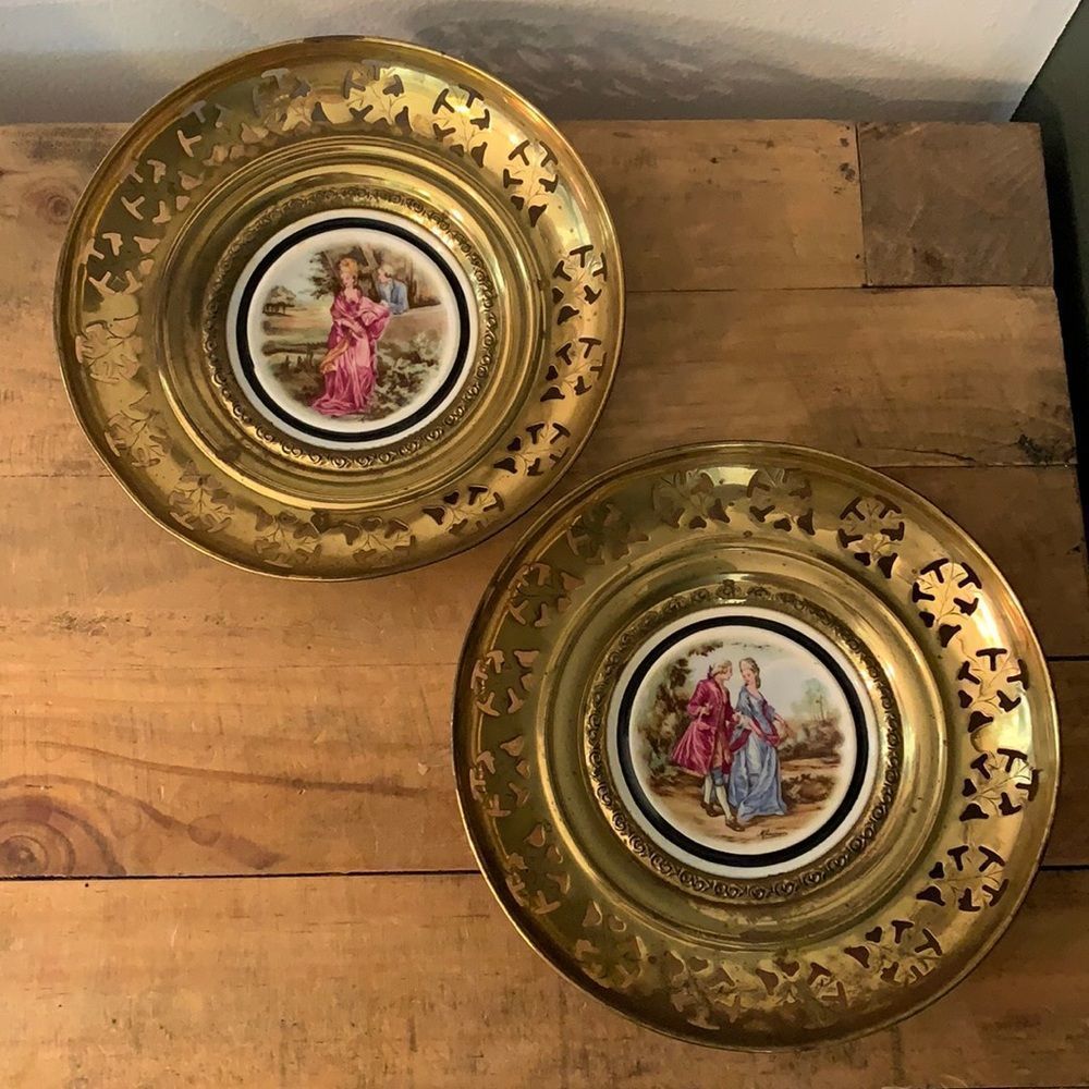 [Regency] Bone China England Hanging Plate Set